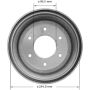 BENDIX DRUM & ROTORS PDR0374 BENDIX Brake Drum