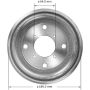 BENDIX DRUM & ROTORS PDR0677 BENDIX Brake Drum