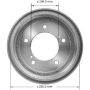 BENDIX DRUM & ROTORS PDR0683 BENDIX Brake Drum
