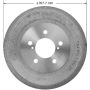 BENDIX DRUM & ROTORS PDR0740 BENDIX Brake Drum