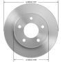 BENDIX DRUM & ROTORS PRT1263 BENDIX Disc Brake Rotor