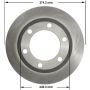 BENDIX DRUM & ROTORS PRT1269 BENDIX Disc Brake Rotor