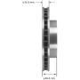BENDIX DRUM & ROTORS PRT1289 BENDIX Disc Brake Rotor