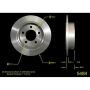 BENDIX DRUM & ROTORS PRT1547 BENDIX Disc Brake Rotor