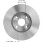 BENDIX DRUM & ROTORS PRT1635 BENDIX Disc Brake Rotor