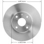 BENDIX DRUM & ROTORS PRT1635 BENDIX Disc Brake Rotor