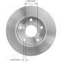 BENDIX DRUM & ROTORS PRT1724 BENDIX Disc Brake Rotor