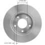 BENDIX DRUM & ROTORS PRT1792 BENDIX Disc Brake Rotor