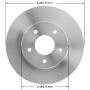 BENDIX DRUM & ROTORS PRT1792 BENDIX Disc Brake Rotor