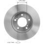 BENDIX DRUM & ROTORS PRT1811 BENDIX Disc Brake Rotor