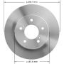 BENDIX DRUM & ROTORS PRT1811 BENDIX Disc Brake Rotor