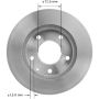 BENDIX DRUM & ROTORS PRT1845 BENDIX Disc Brake Rotor