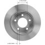 BENDIX DRUM & ROTORS PRT1849 BENDIX Disc Brake Rotor