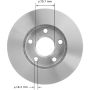 BENDIX DRUM & ROTORS PRT1868 BENDIX Disc Brake Rotor
