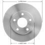 BENDIX DRUM & ROTORS PRT1868 BENDIX Disc Brake Rotor