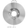 BENDIX DRUM & ROTORS PRT1892 BENDIX Disc Brake Rotor