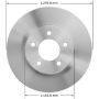 BENDIX DRUM & ROTORS PRT1903 BENDIX Disc Brake Rotor
