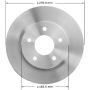 BENDIX DRUM & ROTORS PRT1908FC BENDIX Disc Brake Rotor