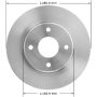 BENDIX DRUM & ROTORS PRT5044 BENDIX Disc Brake Rotor