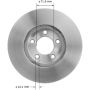 BENDIX DRUM & ROTORS PRT5050 BENDIX Disc Brake Rotor