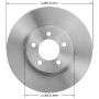 BENDIX DRUM & ROTORS PRT5050 BENDIX Disc Brake Rotor