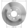BENDIX DRUM & ROTORS PRT5075 BENDIX Disc Brake Rotor