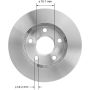 BENDIX DRUM & ROTORS PRT5158 BENDIX Disc Brake Rotor