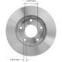 BENDIX DRUM & ROTORS PRT5182 BENDIX Disc Brake Rotor