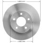BENDIX DRUM & ROTORS PRT5246 BENDIX Disc Brake Rotor
