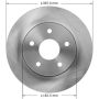BENDIX DRUM & ROTORS PRT5254 BENDIX Disc Brake Rotor