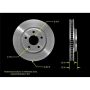 BENDIX DRUM & ROTORS PRT5518 BENDIX Disc Brake Rotor