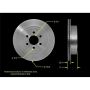 BENDIX DRUM & ROTORS PRT5523 BENDIX Disc Brake Rotor