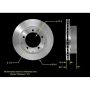 BENDIX DRUM & ROTORS PRT5574 BENDIX Disc Brake Rotor
