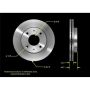 BENDIX DRUM & ROTORS PRT5576 BENDIX Disc Brake Rotor