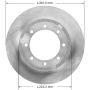 BENDIX DRUM & ROTORS PRT5630 BENDIX Disc Brake Rotor