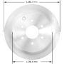 BENDIX DRUM & ROTORS PRT5716 BENDIX Disc Brake Rotor