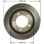 BENDIX DRUM & ROTORS PRT5718 BENDIX Disc Brake Rotor