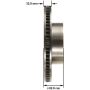 BENDIX DRUM & ROTORS PRT5718 BENDIX Disc Brake Rotor
