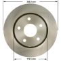 BENDIX DRUM & ROTORS PRT5725 BENDIX Disc Brake Rotor
