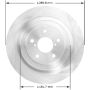 BENDIX DRUM & ROTORS PRT5744 BENDIX Disc Brake Rotor