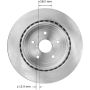 BENDIX DRUM & ROTORS PRT5754 BENDIX Disc Brake Rotor