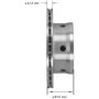 BENDIX DRUM & ROTORS PRT5768 BENDIX Disc Brake Rotor