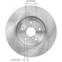 BENDIX DRUM & ROTORS PRT5788 BENDIX Disc Brake Rotor