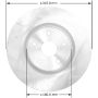 BENDIX DRUM & ROTORS PRT5794 BENDIX Disc Brake Rotor