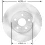 BENDIX DRUM & ROTORS PRT5818 BENDIX Disc Brake Rotor