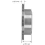 BENDIX DRUM & ROTORS PRT5864 BENDIX Disc Brake Rotor