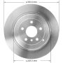 BENDIX DRUM & ROTORS PRT5870 BENDIX Disc Brake Rotor