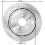 BENDIX DRUM & ROTORS PRT5872 BENDIX Disc Brake Rotor