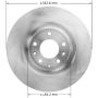 BENDIX DRUM & ROTORS PRT5882 BENDIX Disc Brake Rotor