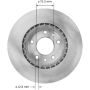 BENDIX DRUM & ROTORS PRT5883 BENDIX Disc Brake Rotor